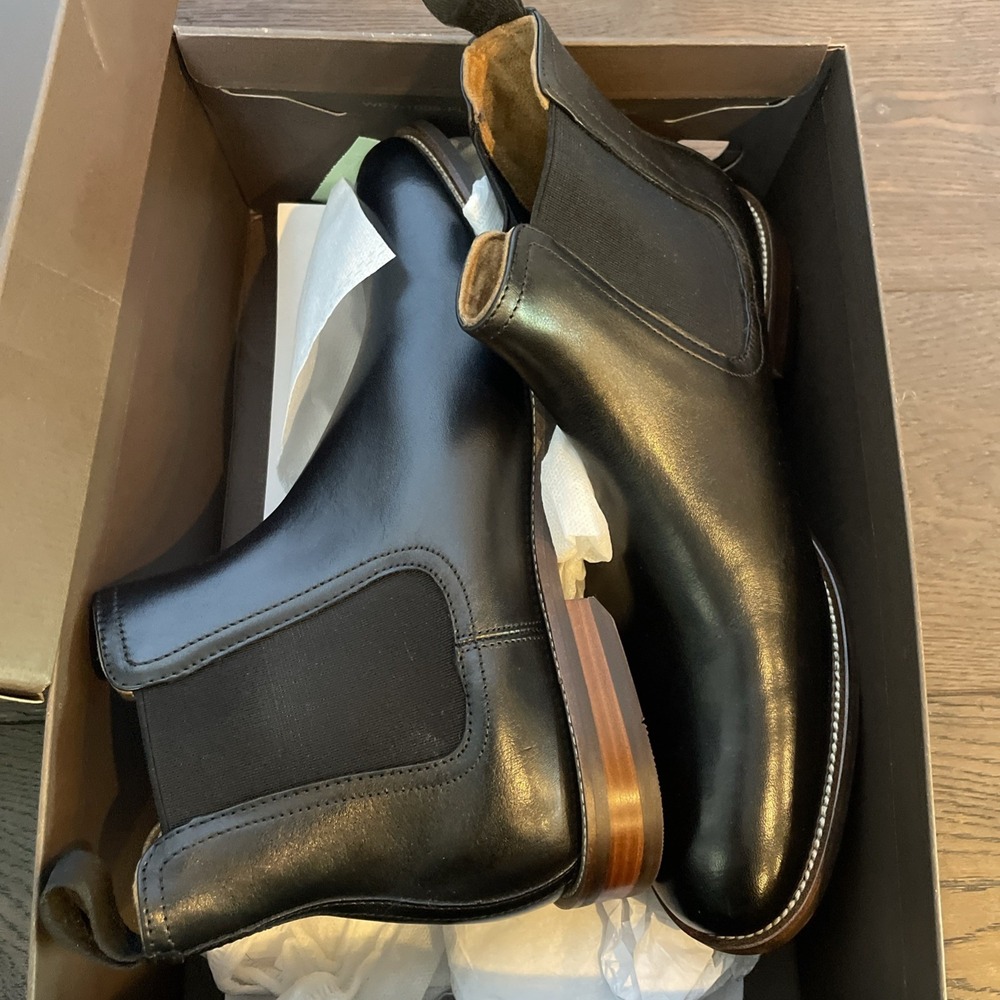 Florsheim Men Boots Rucci Plain Toe Black Size 7m